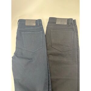 Jack Archer Jetsetter Pants Bundle Mens 33x34 True Black Deep Blue Chino Stretch